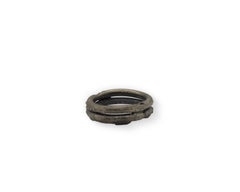Doble Rough Ring in Silver 925 with a Black Patina by Alejandra Campos Taylor