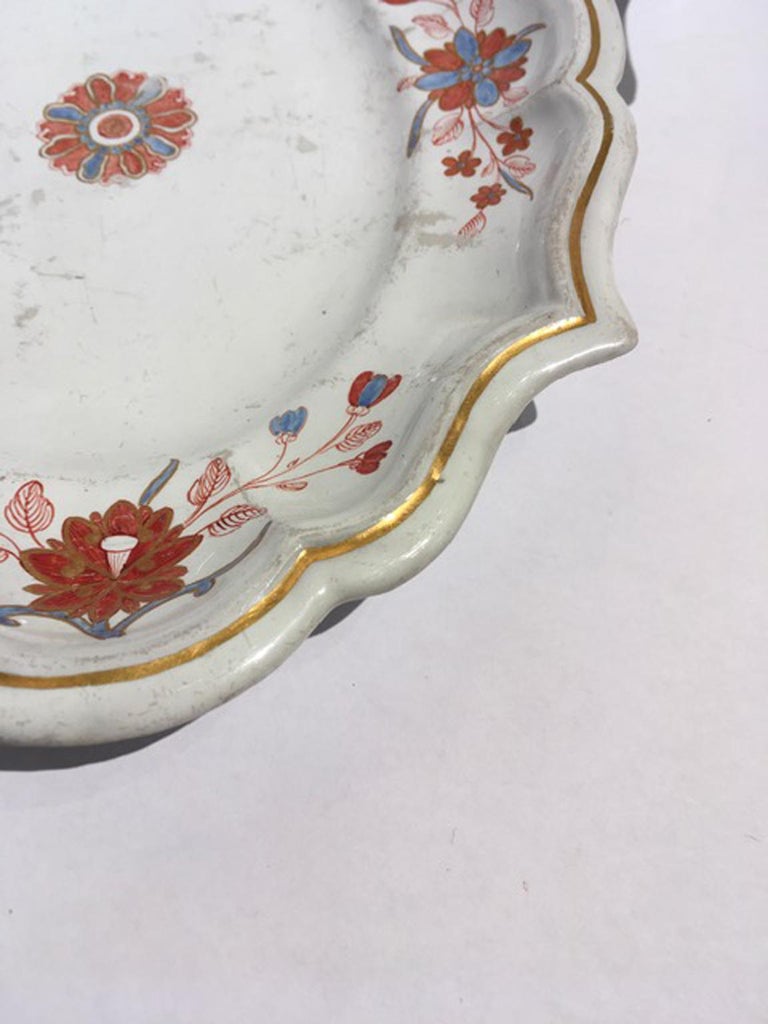 Italy Doccia Richard Ginori 18th Century Porcelain Sauce Terrin Floral Drawings For Sale 6