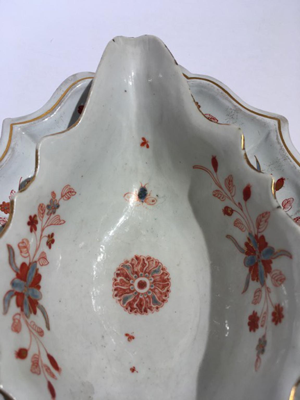 Italy Richard Ginori 18th Century Porcelain Sauce Terrin Floral Drawings For Sale 9