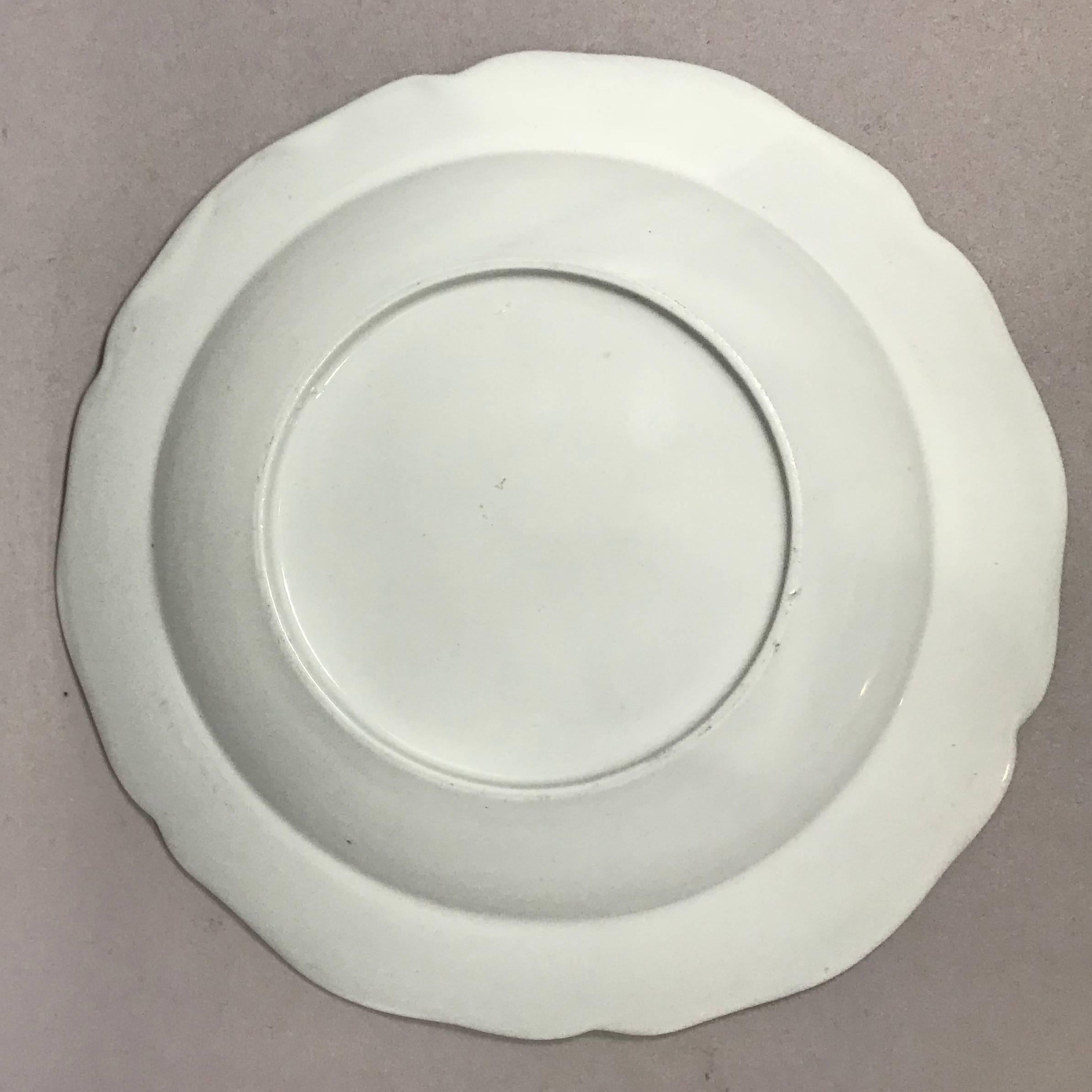 Doccia Floral Plate In Excellent Condition For Sale In New York, NY