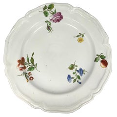 Assiette à fleurs Doccia