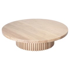 DOCIA Coffee Table, Oak, RAW, Round