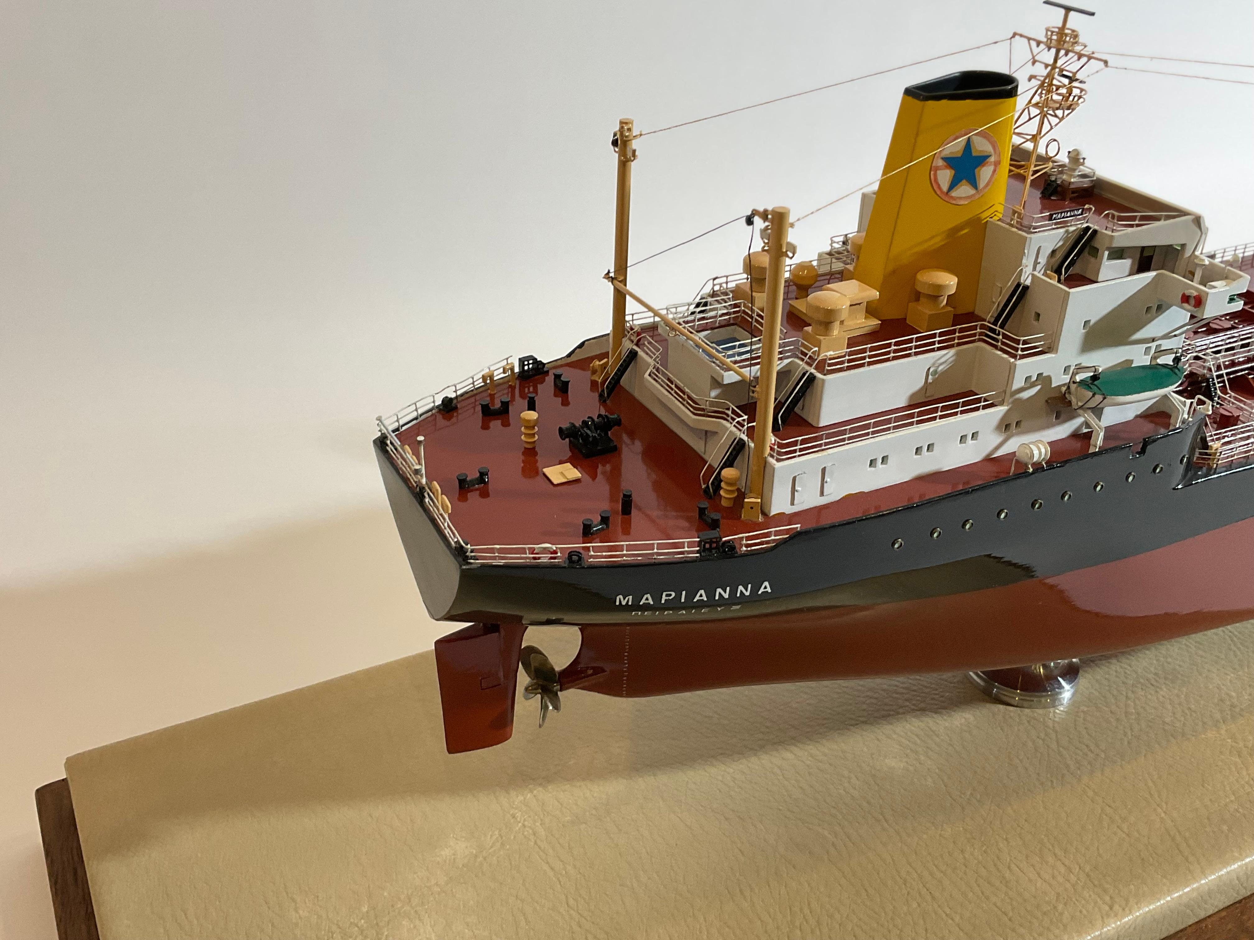Dockyard Builders Model of Oil Tanker Marianna 9