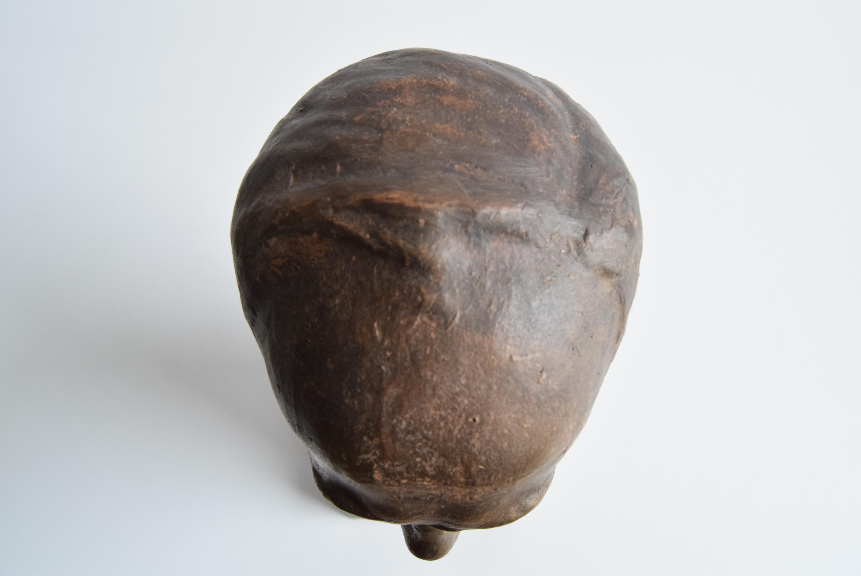 Busto in ceramica del dottor Edvard Beneš, anni '50 circa. in vendita 5
