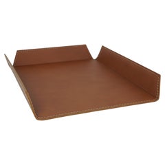 Document tray in Regenerated Leather LUCA - size A4