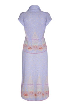 Documented 1970s Bill Gibb Knitted Ensemble With Scarf