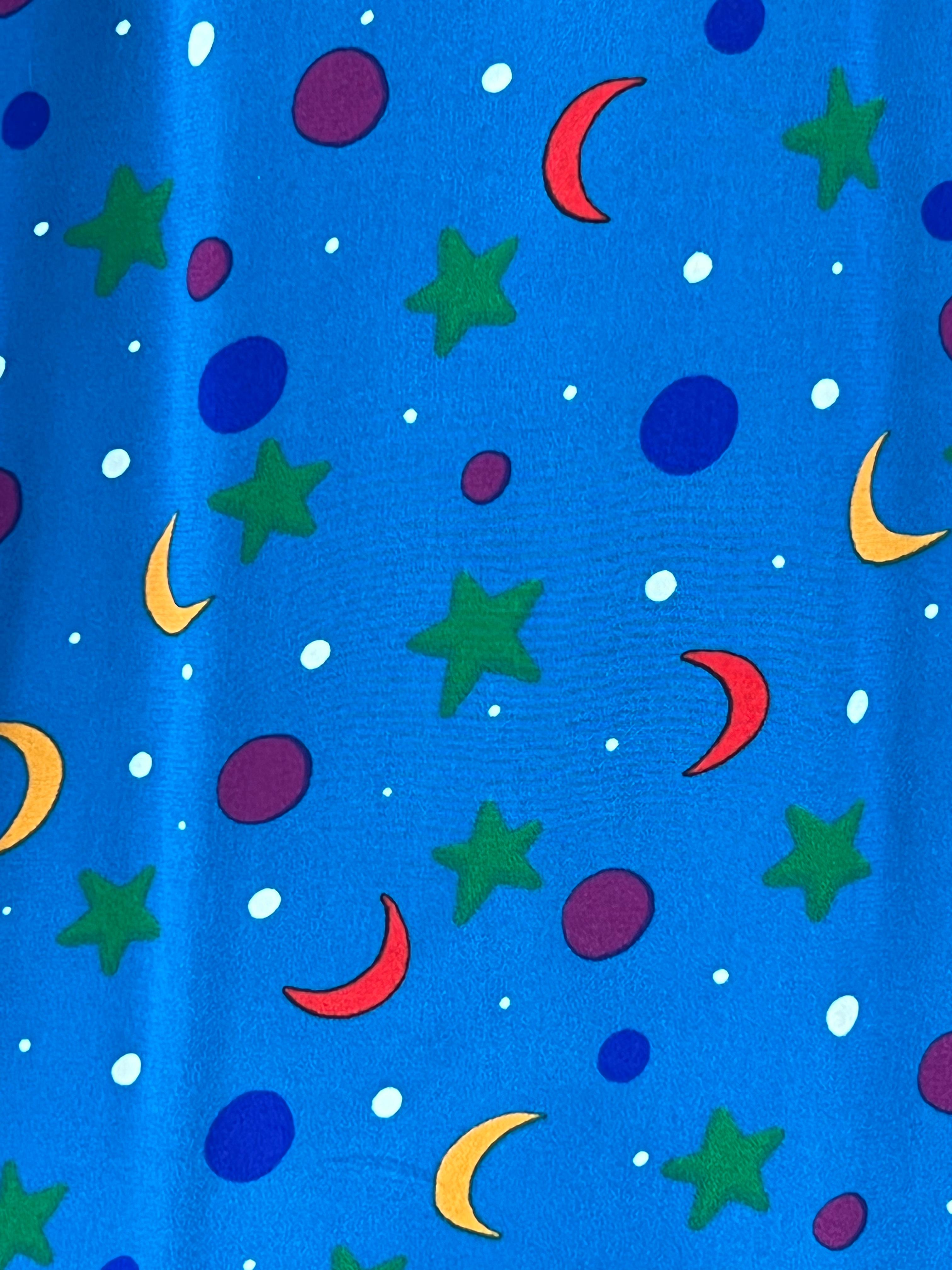 Documented 1979 Yves Saint Laurent Rive Gauche Moon & Stars Blouse 3