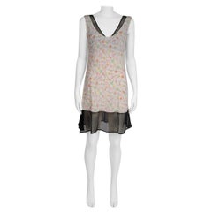 Documented Chanel By Karl Lagerfeld Ice Cream Cone Print Dress, Resort 2004