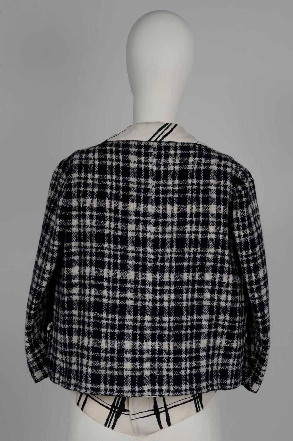 Documented Chanel by Coco Chanel Haute Couture Suit Jacket, Spring-Summer 1964 For Sale 8
