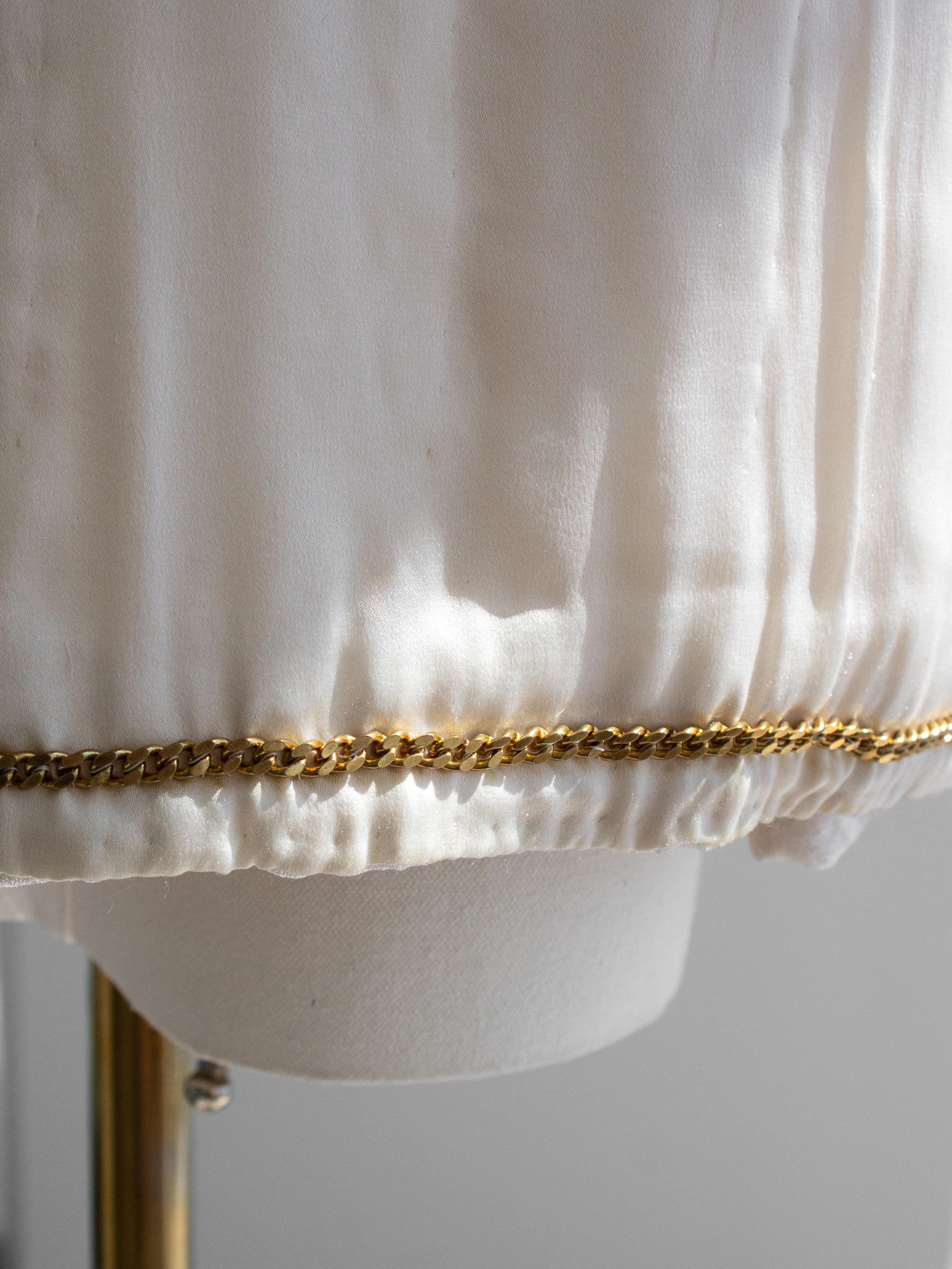Documented Chanel Vintage Haute Couture 1965 White Cream Textured Silk Jacket 4