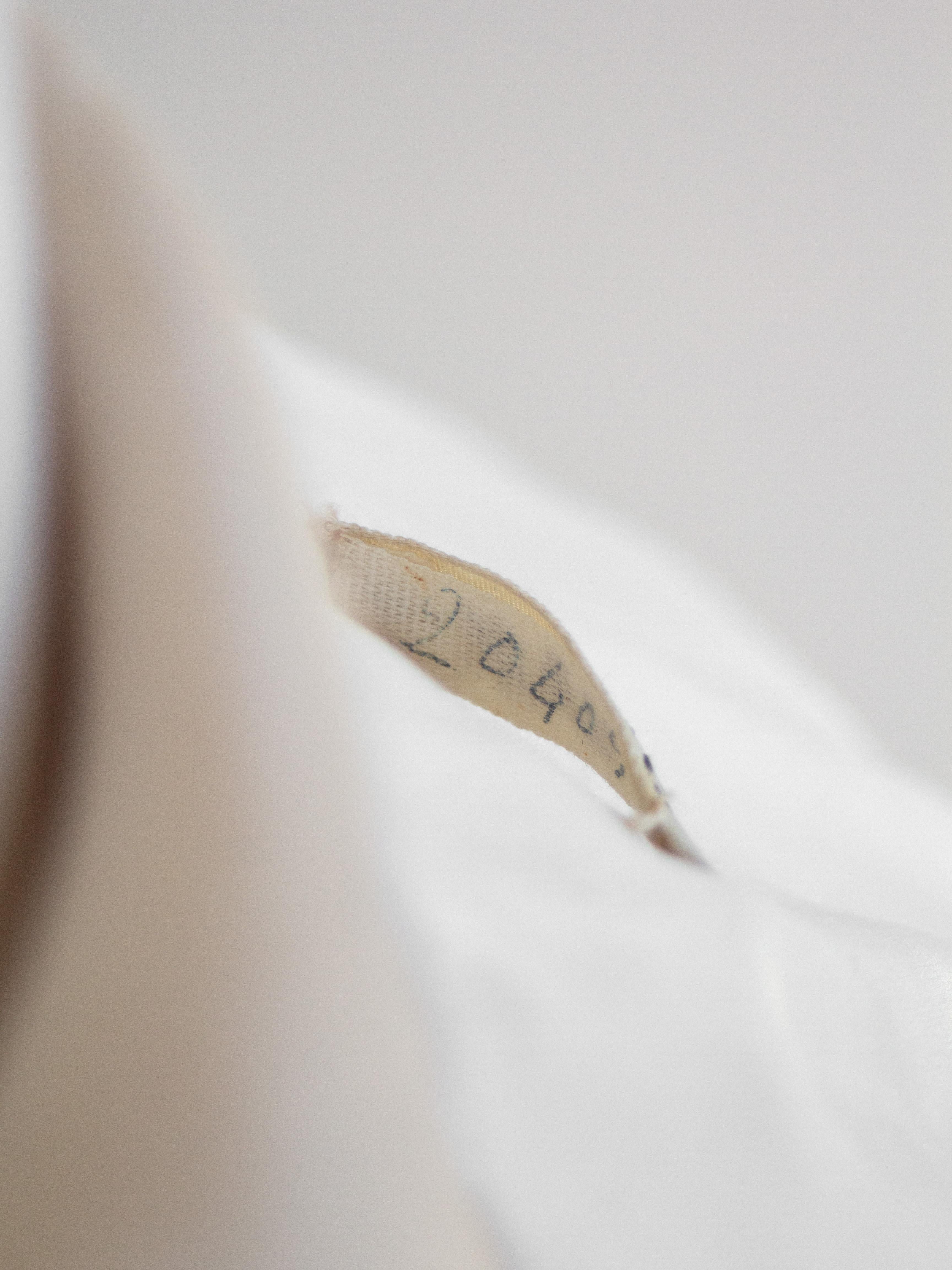 Documented Chanel Vintage Haute Couture 1965 White Cream Textured Silk Jacket 7