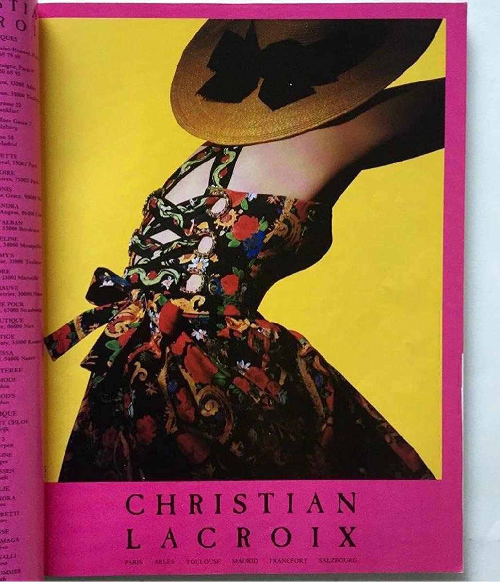 Documented Christian Lacroix Cotton & Rhinestone Print Dress, Spring-Summer 1992 1