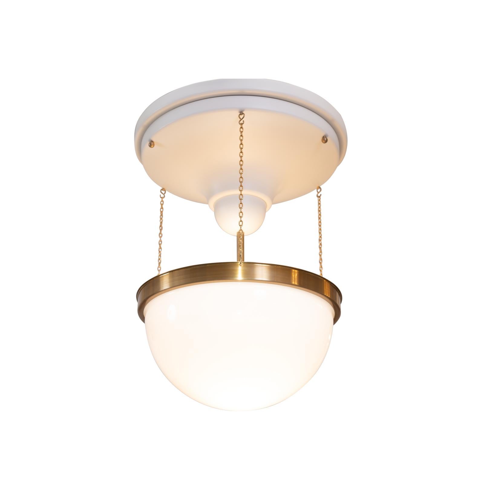 Austrian Documented Jugendstil Adolf Loos Chandelier, Re-Edition For Sale