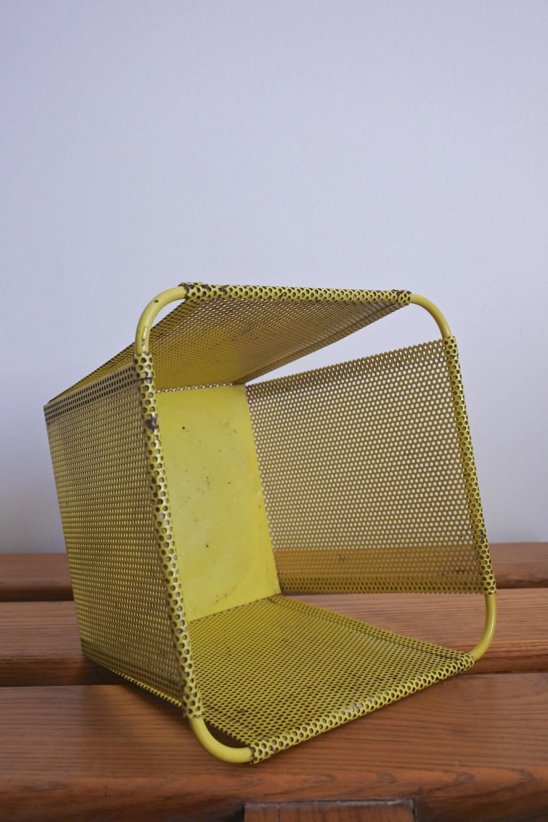 Documented Mathieu Mategot Planter Perforated Metal, France In Good Condition In La Teste De Buch, FR