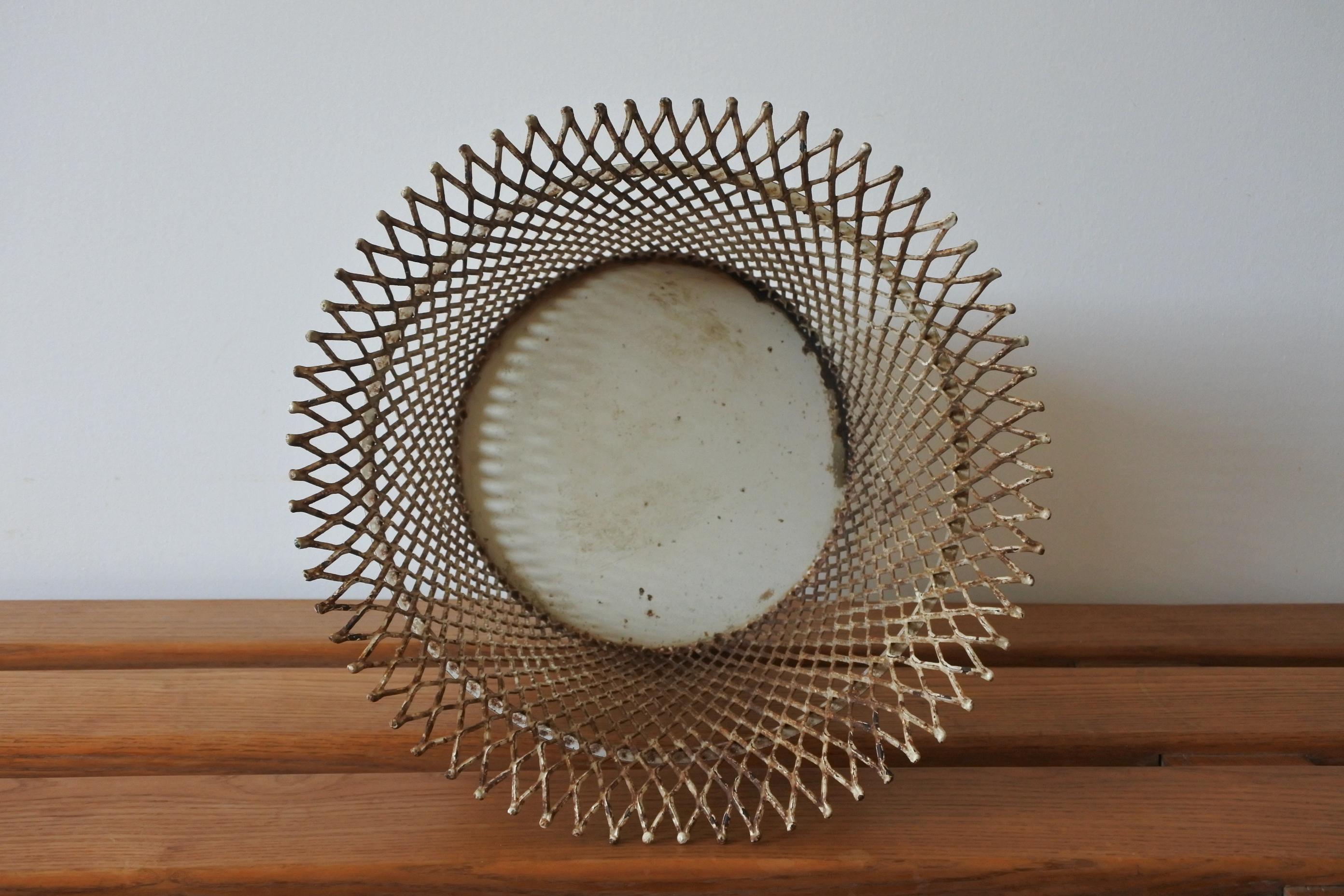 Documented Mathieu Matégot Wastepaper Basket, France, 1951 In Good Condition In La Teste De Buch, FR