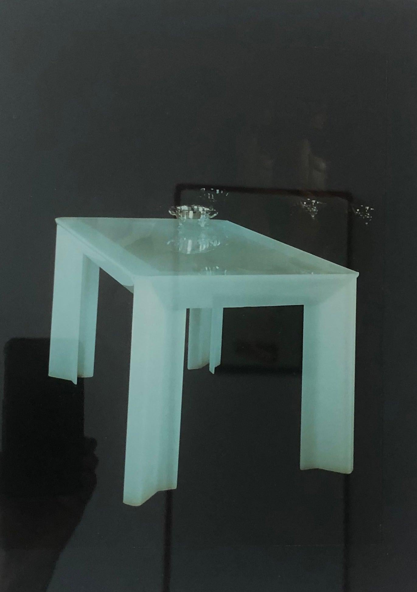 Documented Peter Banks Unique Smoked Perspex Dining Table Space Age Midcentury 2