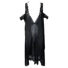 Documented S/S 2000 Maison Martin Margiela Artisanal Runway Black Lace Dress