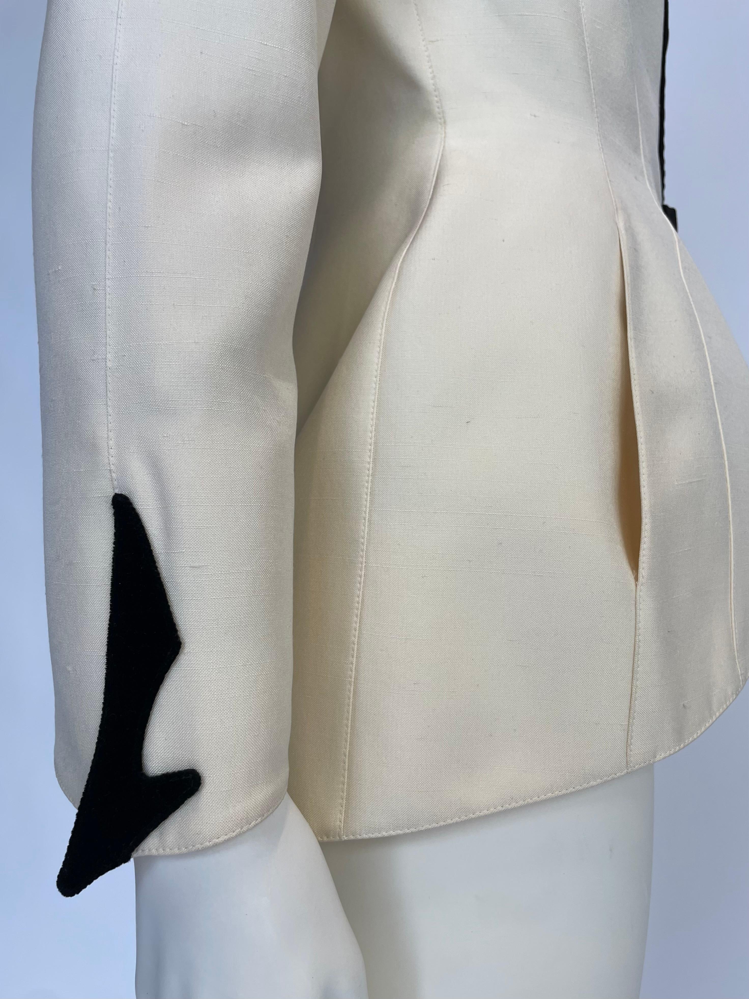 Documentato Giacca blazer doppiopetto Thierry Mugler, Collezione Cruise 1998 4