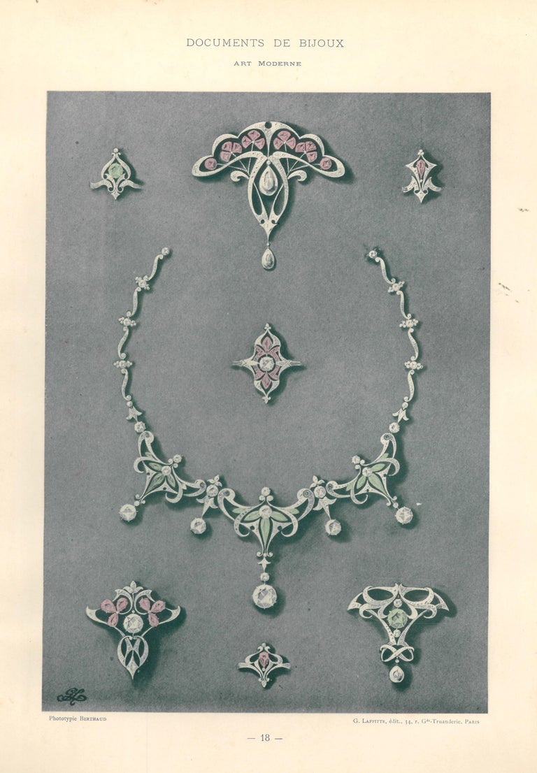 Documents du Bijou Art Moderne, Folio of Designs For Sale at 1stDibs