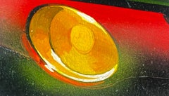 1970 Dodge Charger Masculine Cover Art Painting, Unsigned, 16x16.5