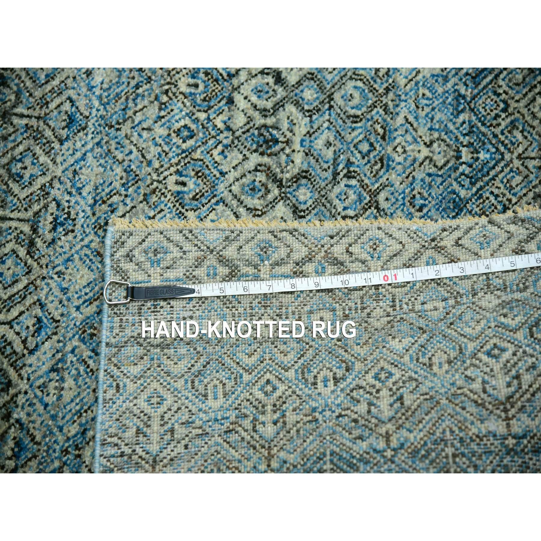 Tapis oriental noué à la main bleu Kohinoor Herat Plush de Dodger 9'10