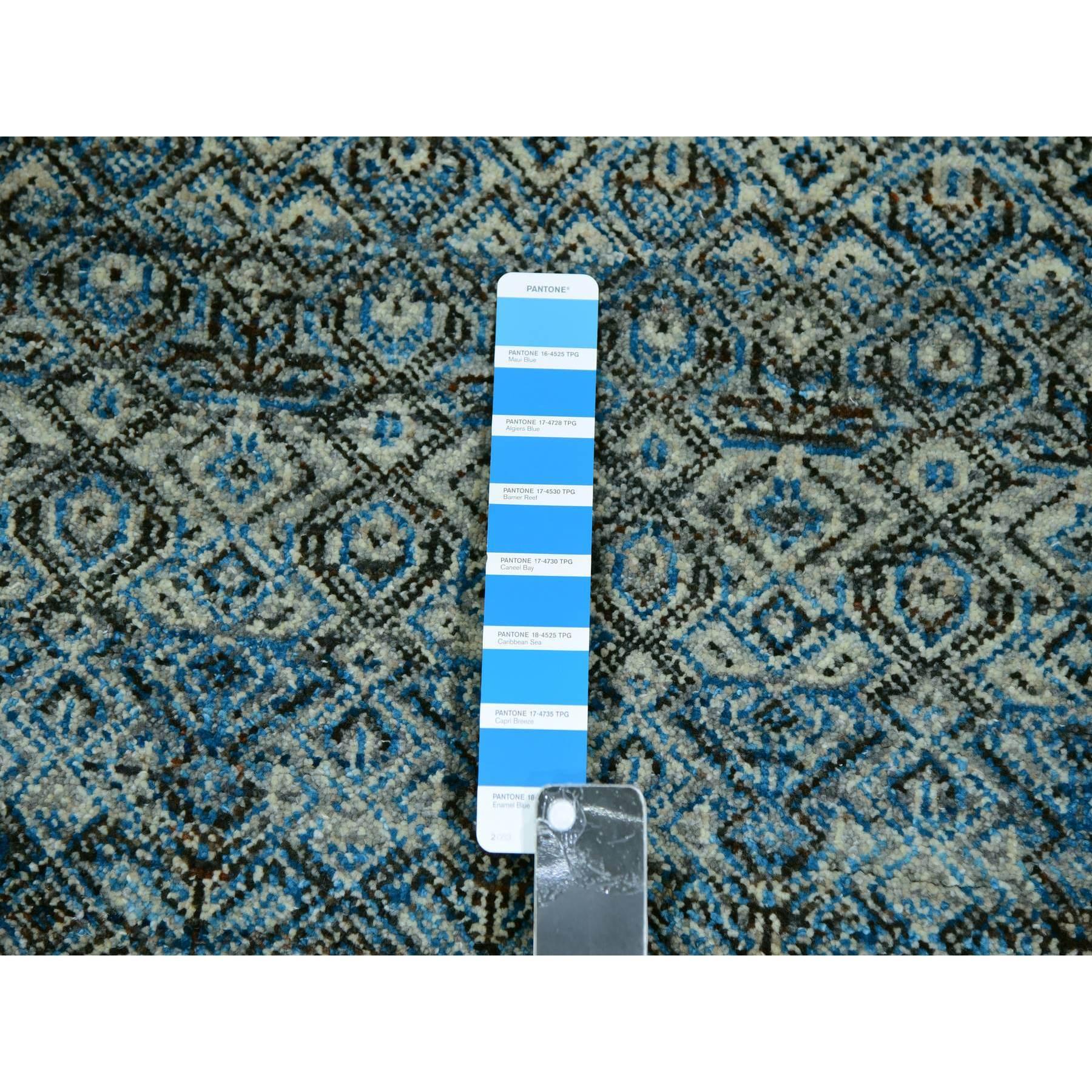 XXIe siècle et contemporain Tapis oriental noué à la main bleu Kohinoor Herat Plush de Dodger 9'10