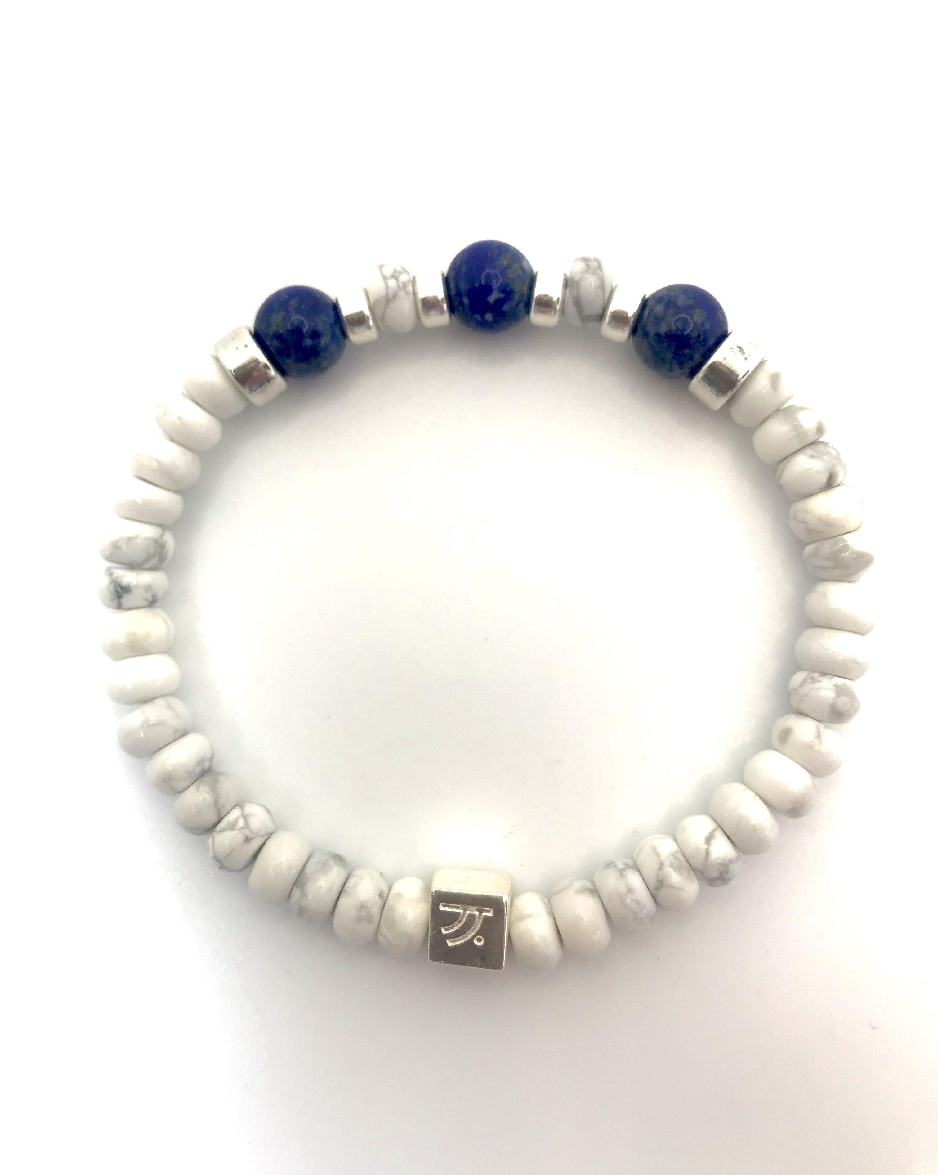 Behind the Jewelry
For those bleeding Dodger blue, we have the perfect bracelet to celebrate a team that continues to make it to the World Series and has a chance to bring the trophy home this year.
It is comprised of rich blue lapis and white