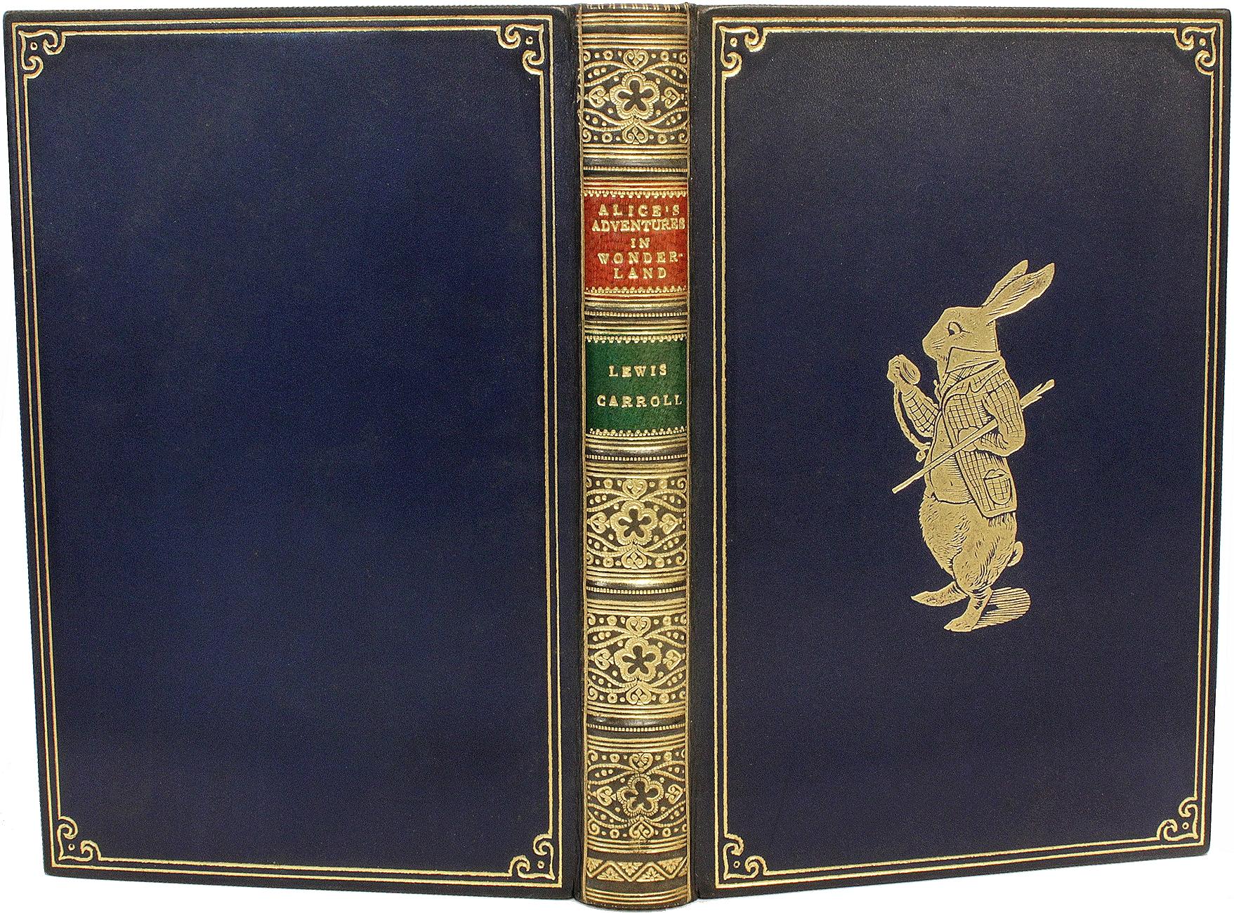 AUTHOR: DODGSON, Charles Lutwidge: ( Lewis Carroll )

TITLE: Alice's Adventures in Wonderland - Through The Looking-Glass.

PUBLISHER: London: Macmillan St. Martin's Press, 1929.

DESCRIPTION: 2 vols., 6-3/8