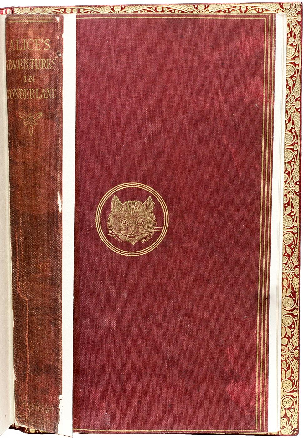 Leather DODGSON - Carroll. Alice's Adventures in Wonderland. 1866 - FIRST LONDON EDITION For Sale