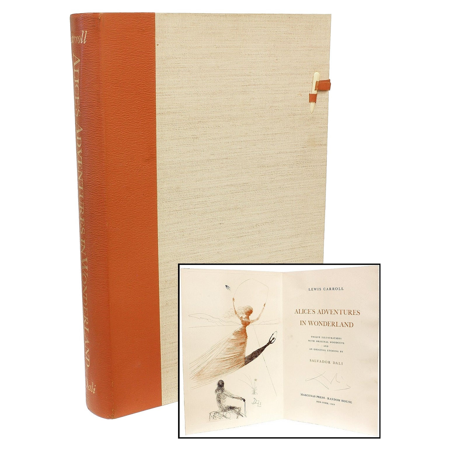 DODGSON - Lewis Carroll - Alice in Wonderland - 1969 - Illustrated by Dali For Sale