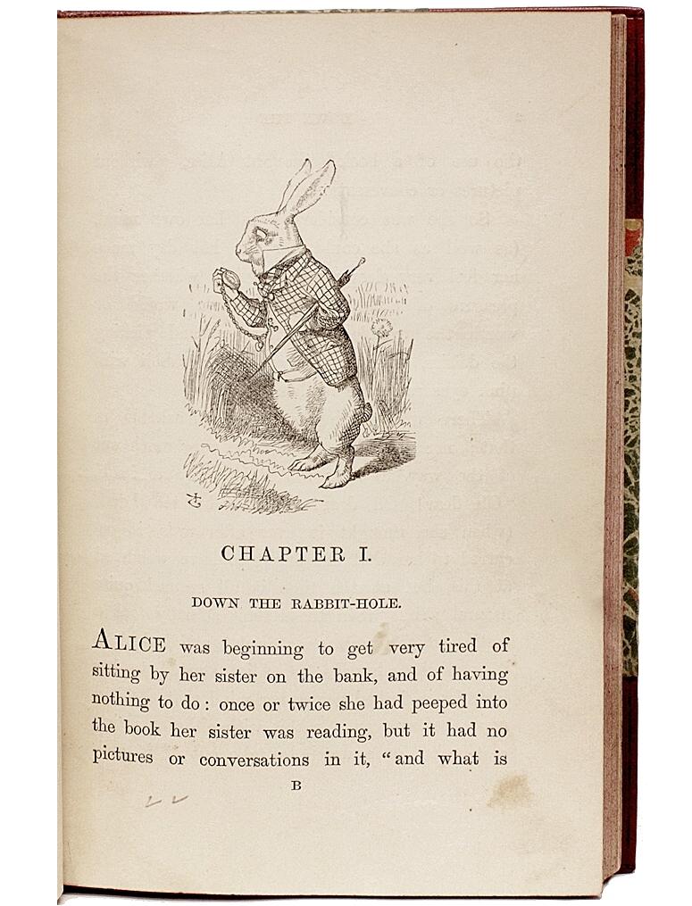 British Dodgson Lewis Carroll, Alice's Adventures in Wonderland, NY Appleton, 1866
