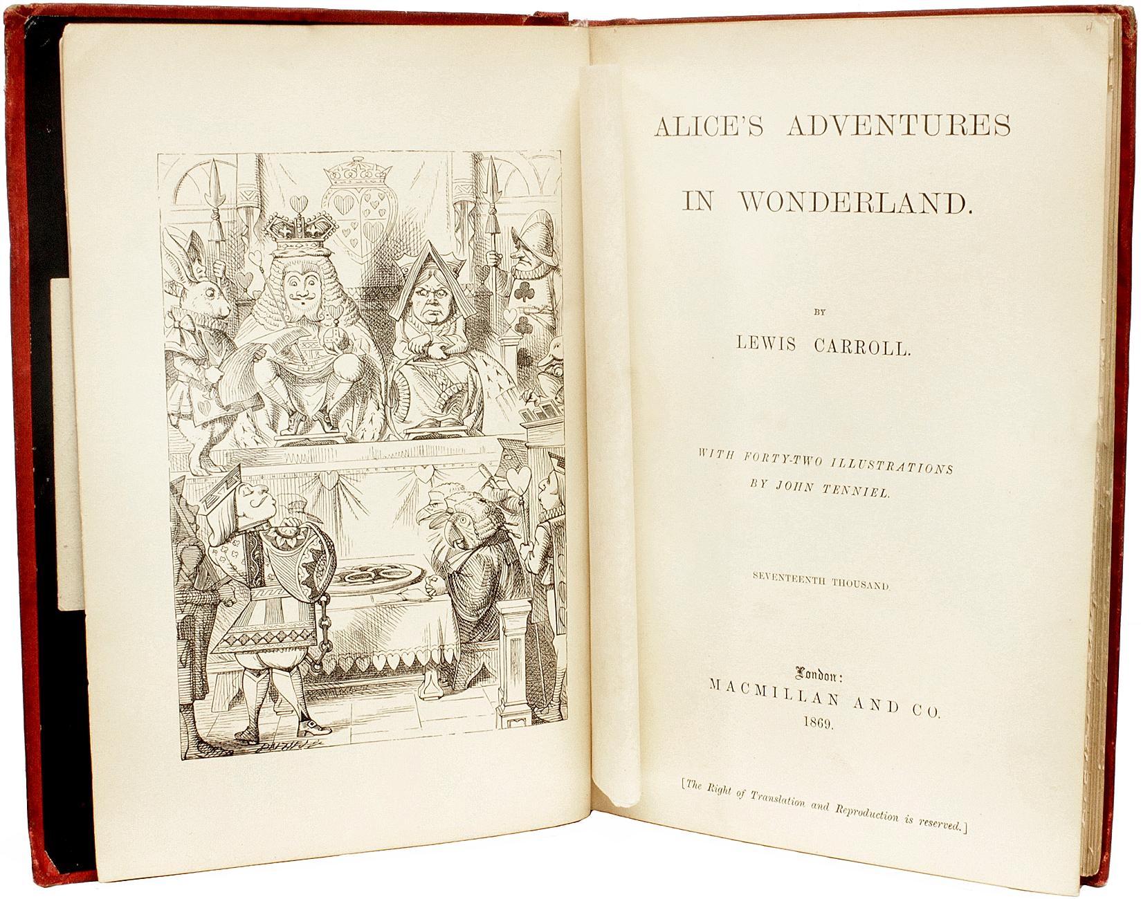 Tessuto DODGSON - Lewis Carroll - Le avventure di Alice nel paese delle meraviglie - COPIA DI PRESENTAZIONE