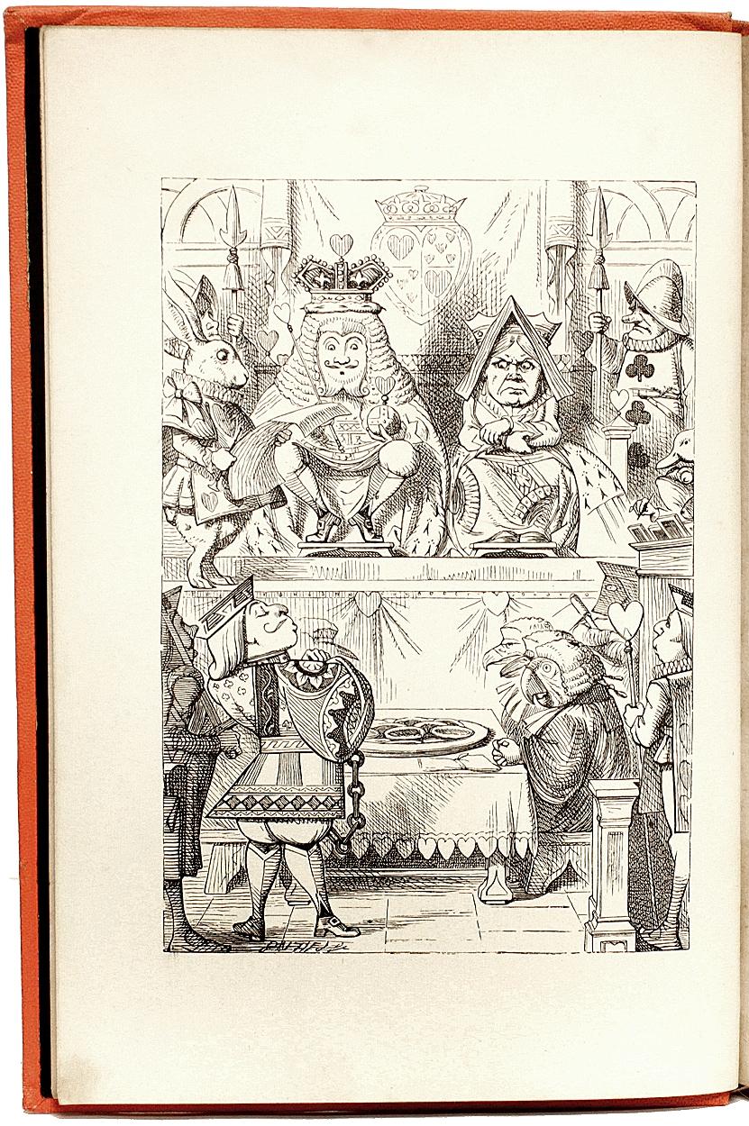Fine XIX secolo Dodgson 'Lewis Carroll', Le Avventure D'Alice, Prima Edizione Italiana, 1872