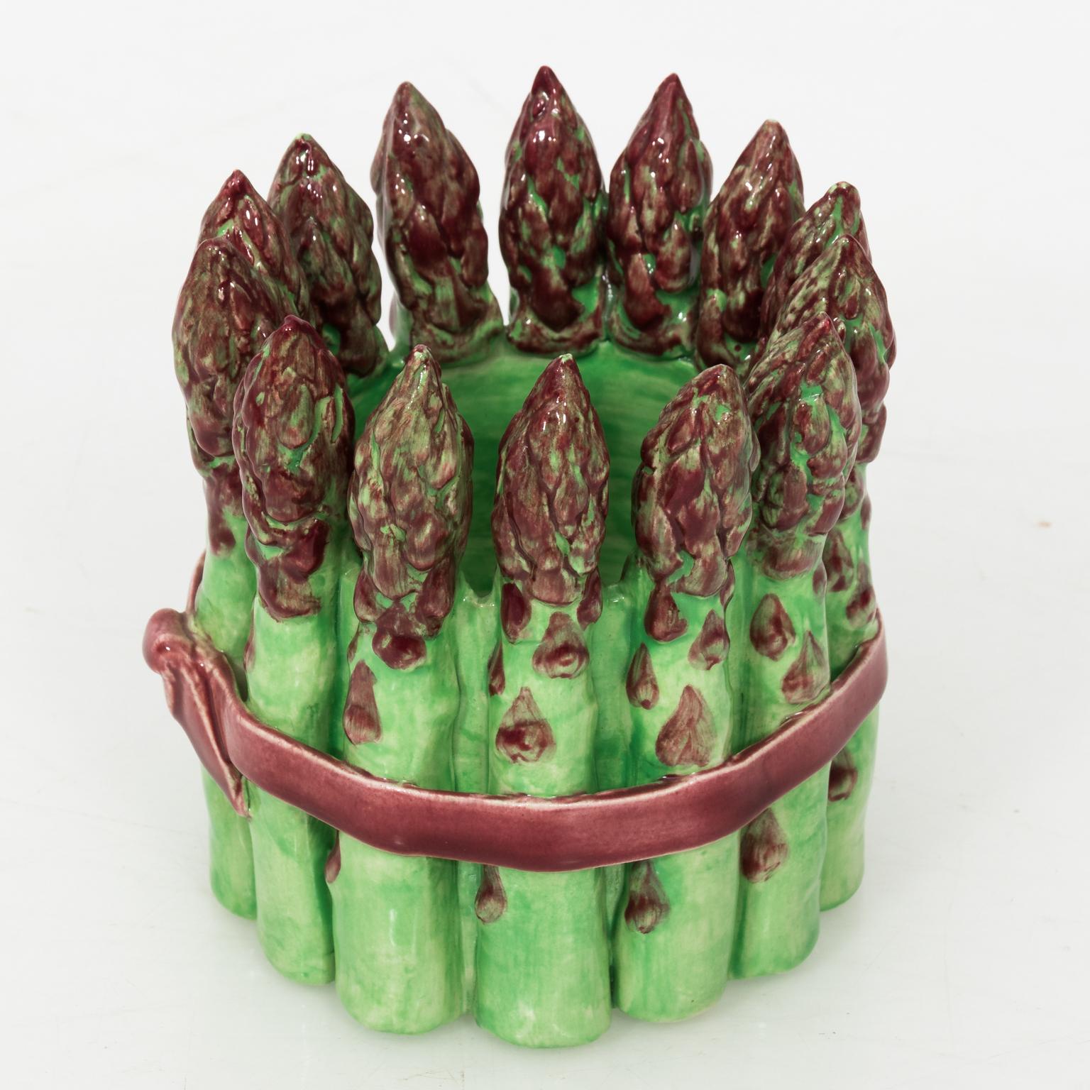 Painted Dodie Thayer Asparagus Dish