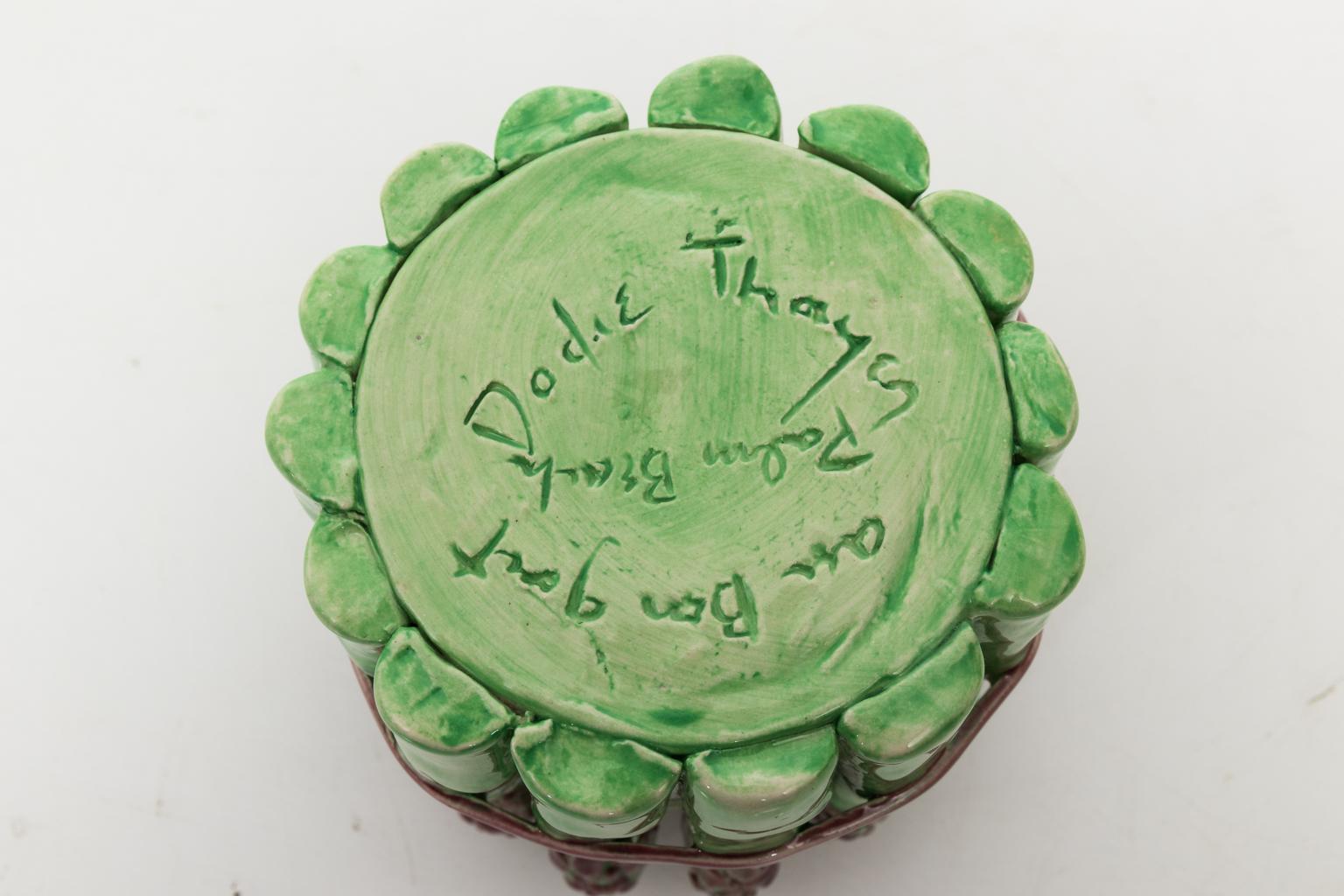 Ceramic Dodie Thayer Asparagus Dish