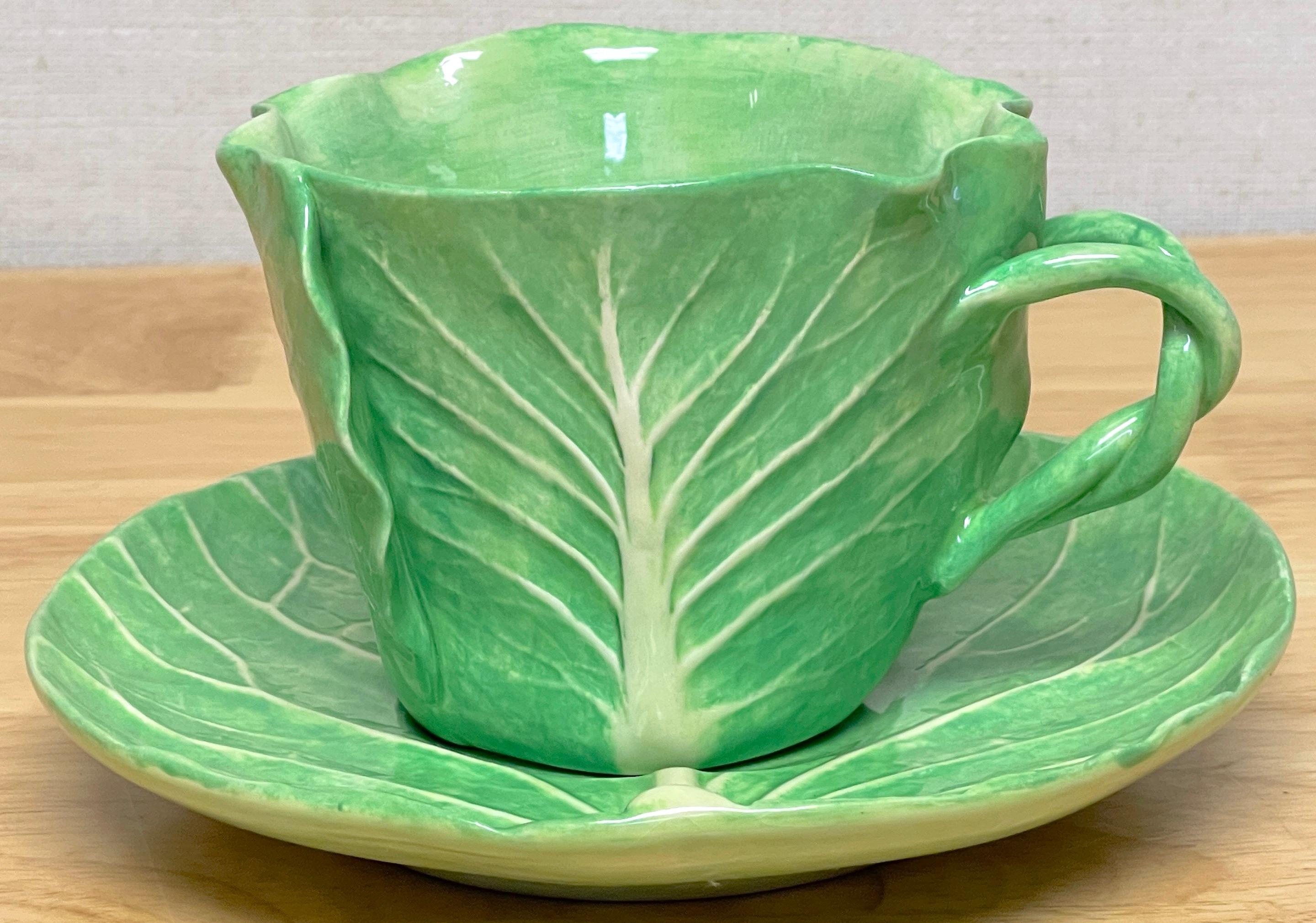 Dodie Thayer 'Jumbo' Lettuce Leaf Cup & Saucer, 5 Available, Sold Individually 1