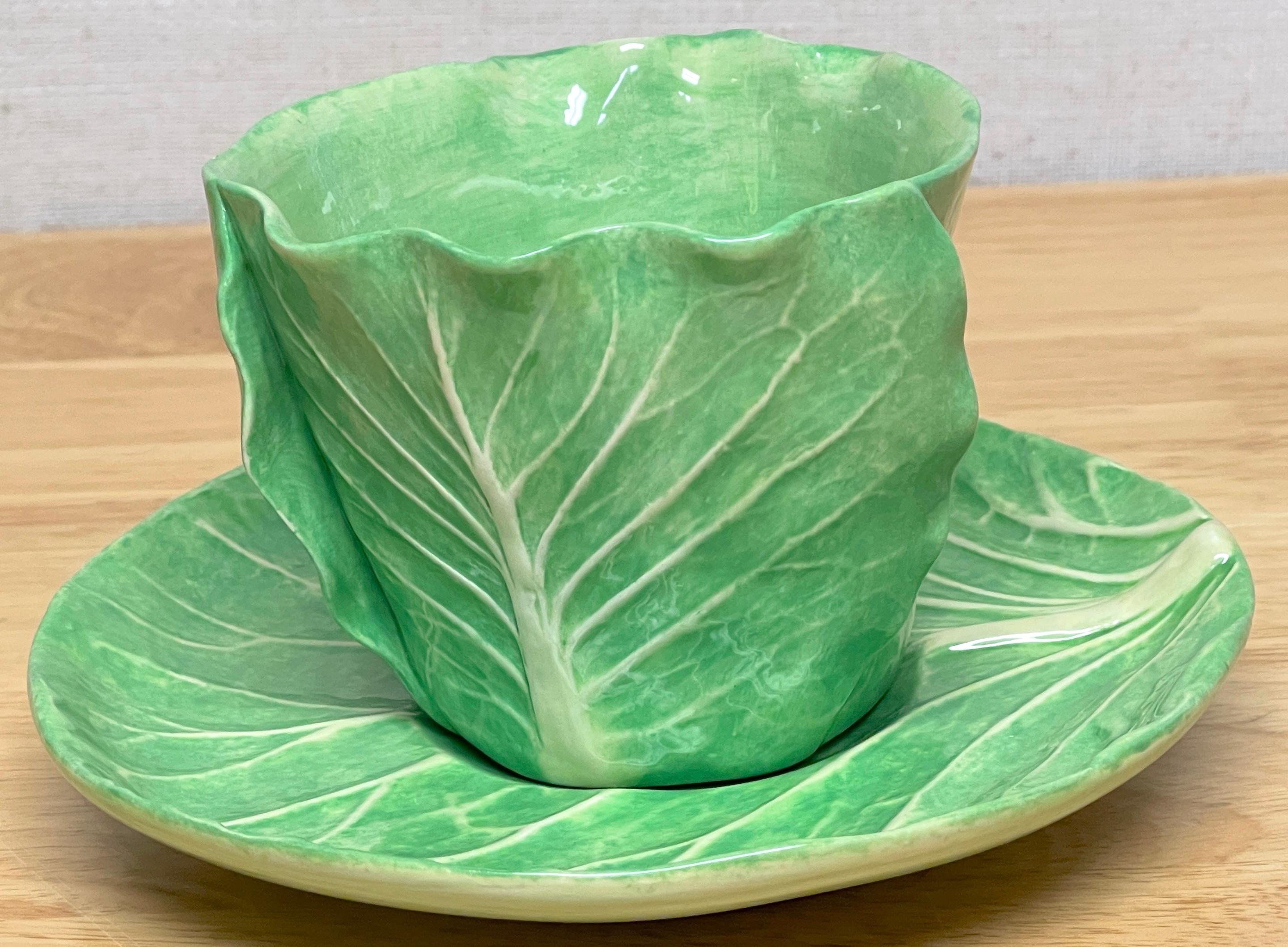 Dodie Thayer 'Jumbo' Lettuce Leaf Cup & Saucer, 5 Available, Sold Individually 3