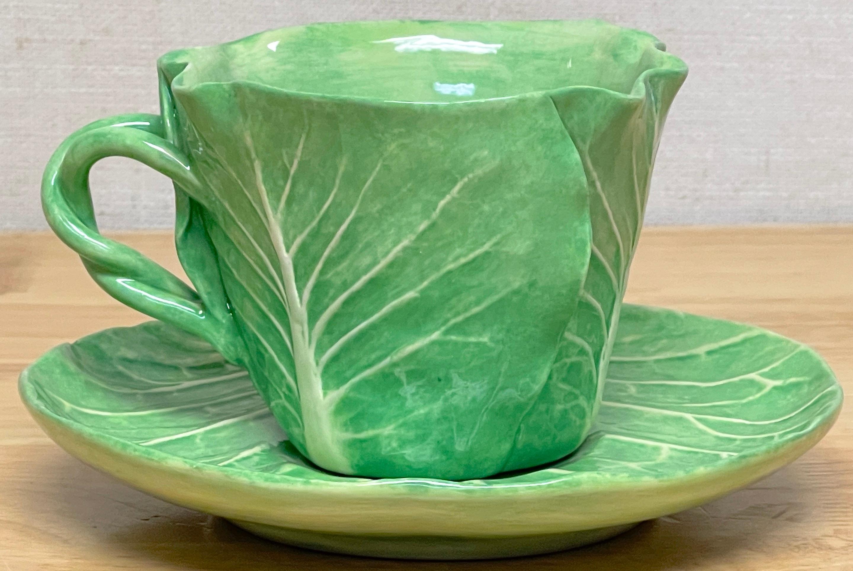 Dodie Thayer 'Jumbo' Lettuce Leaf Cup & Saucer, 5 Available, Sold Individually 4