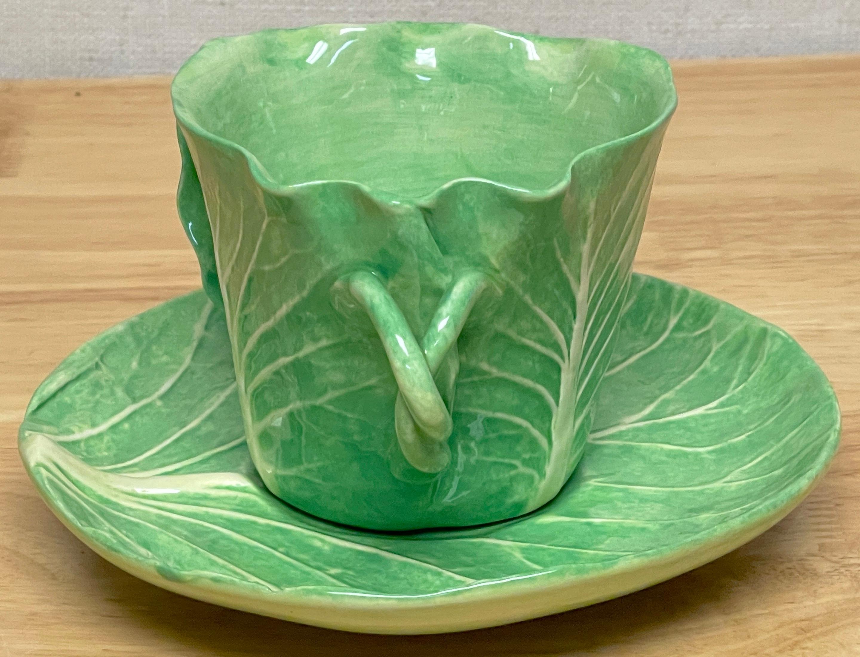 Dodie Thayer 'Jumbo' Lettuce Leaf Cup & Saucer, 5 Available, Sold Individually 5