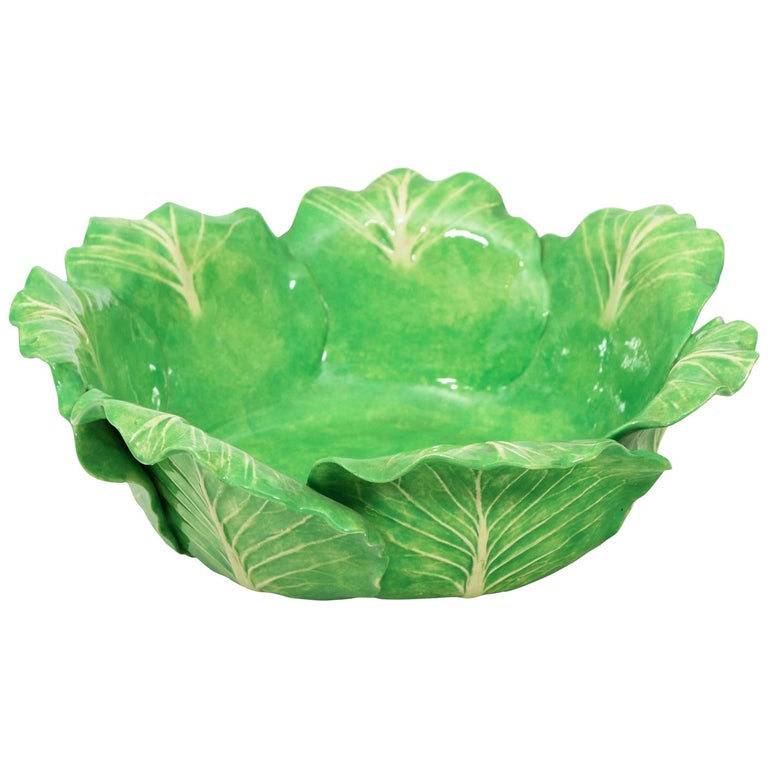 Dodie Thayer Lettuce Serving Bowl at 1stDibs