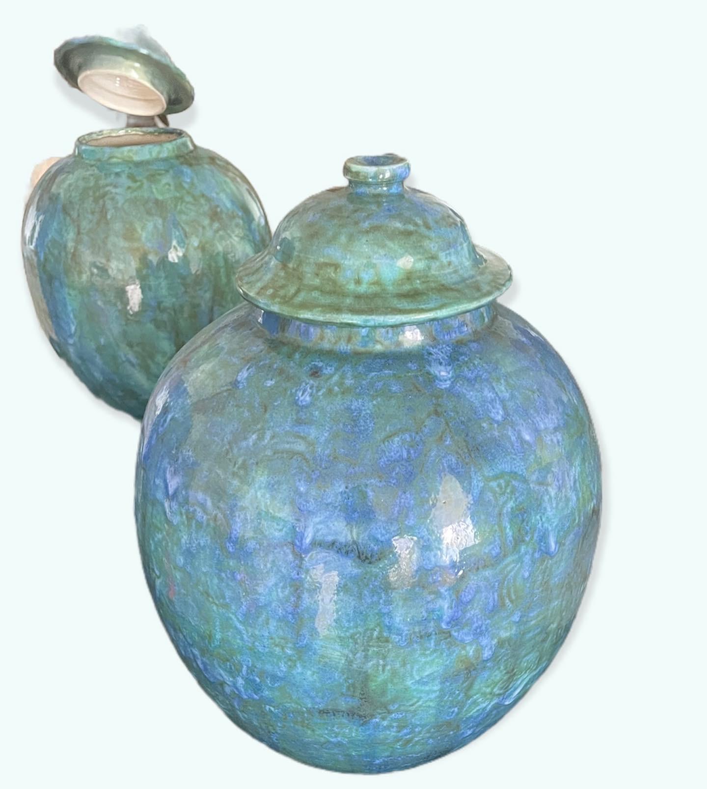 Other Dodie Thayer, The Queen Of Pottery Palm Beach' 60's, Pottery Ginger Jars