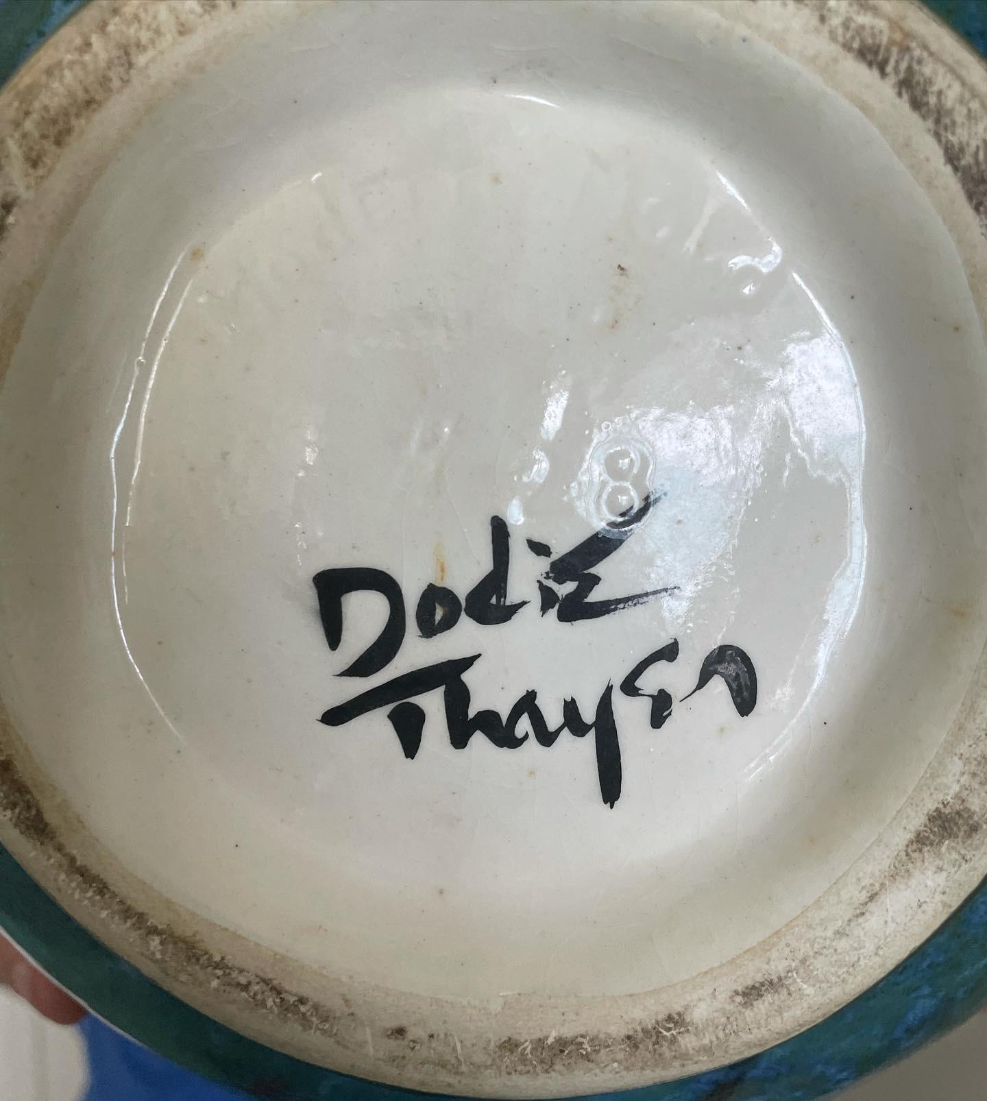 American Dodie Thayer, The Queen Of Pottery Palm Beach' 60's, Pottery Ginger Jars