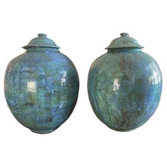 Dodie Thayer, The Queen Of Pottery Palm Beach' 60's, Pottery Ginger Jars