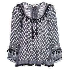 Dodo Bar Or, Tassel embellished jacquard woven top