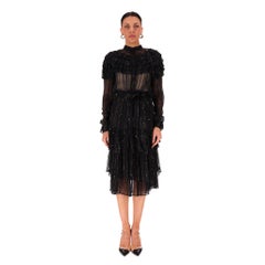 Dodo Bar Or Tiered Embellished Lace Dress