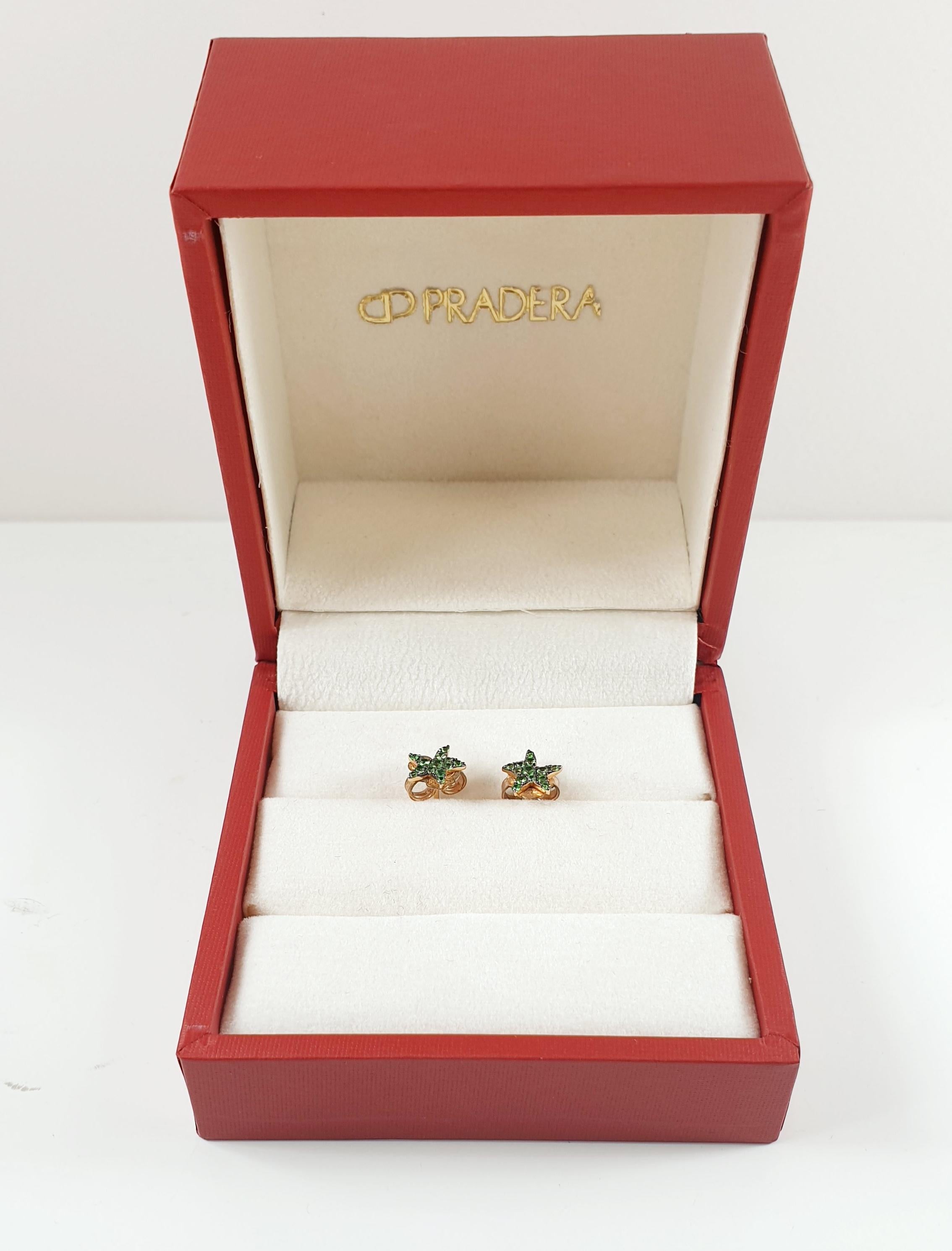 Dodo by Pomellato 9k Gold Starfish Earrings In New Condition In Bilbao, ES