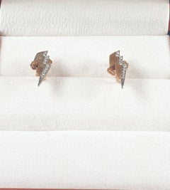 Dodo by Pomellato Lightning 9k, Gold and Brilliants Earrings