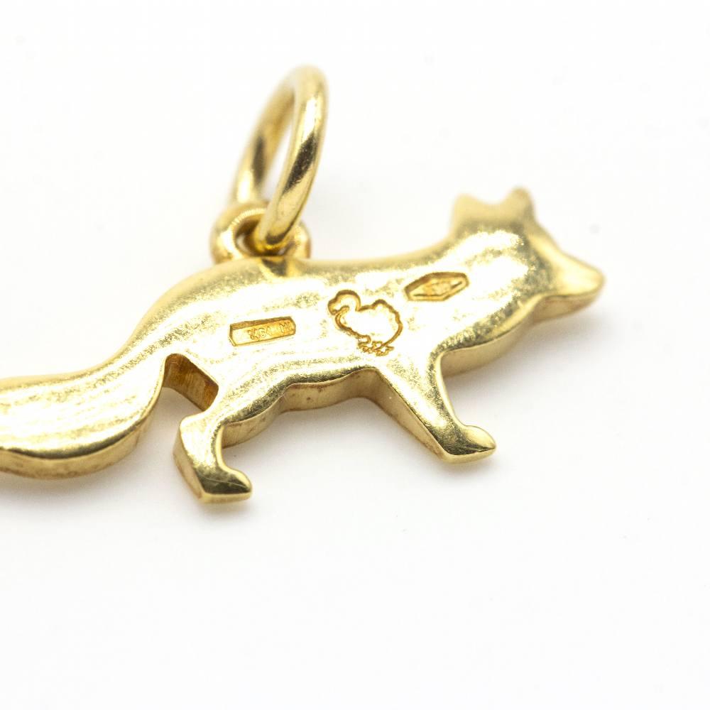 DODO FUCHS Pendentif en or jaune Bon état - En vente à Barcelona, CT