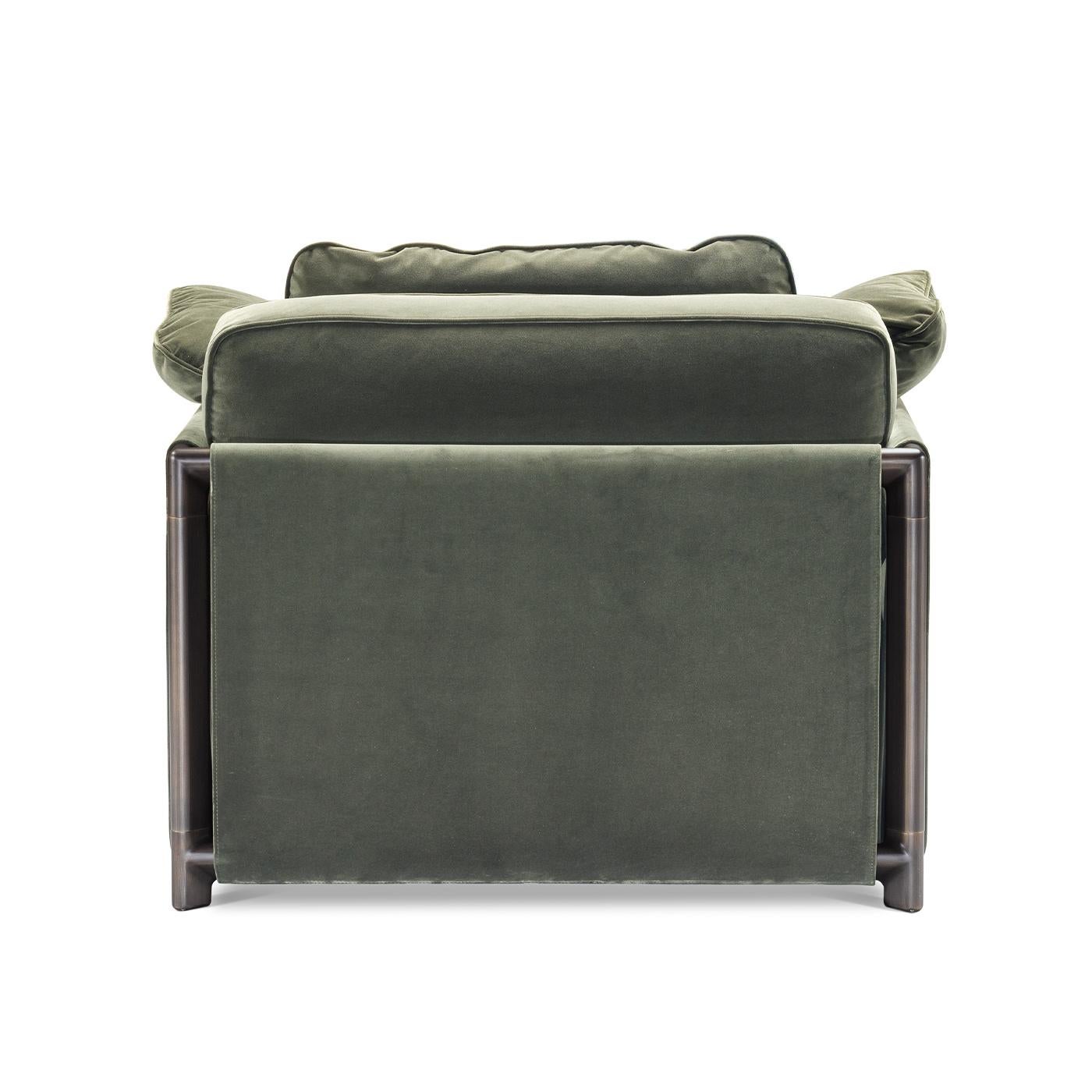 Modern Dodo Green Armchair by Stefano Giovannoni For Sale