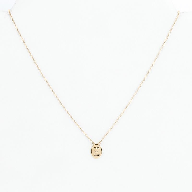 Taglio a rosa Collana DoDo 'Uno sue mille' di Pomellato Lucky Clover in vendita